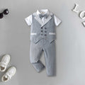 Boys Sleeveless Jacket With Shirt & Trousers Set 3 pc. Sets Grey 1-2 Y 