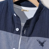 Boys Colorblocked Short Sleeves Shirt With Shorts Set 2 pc. Sets