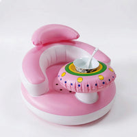 Inflatable Baby Seat with Built-In Air Pump Portable Support Chair for Learning to Sit Trending Accessories
