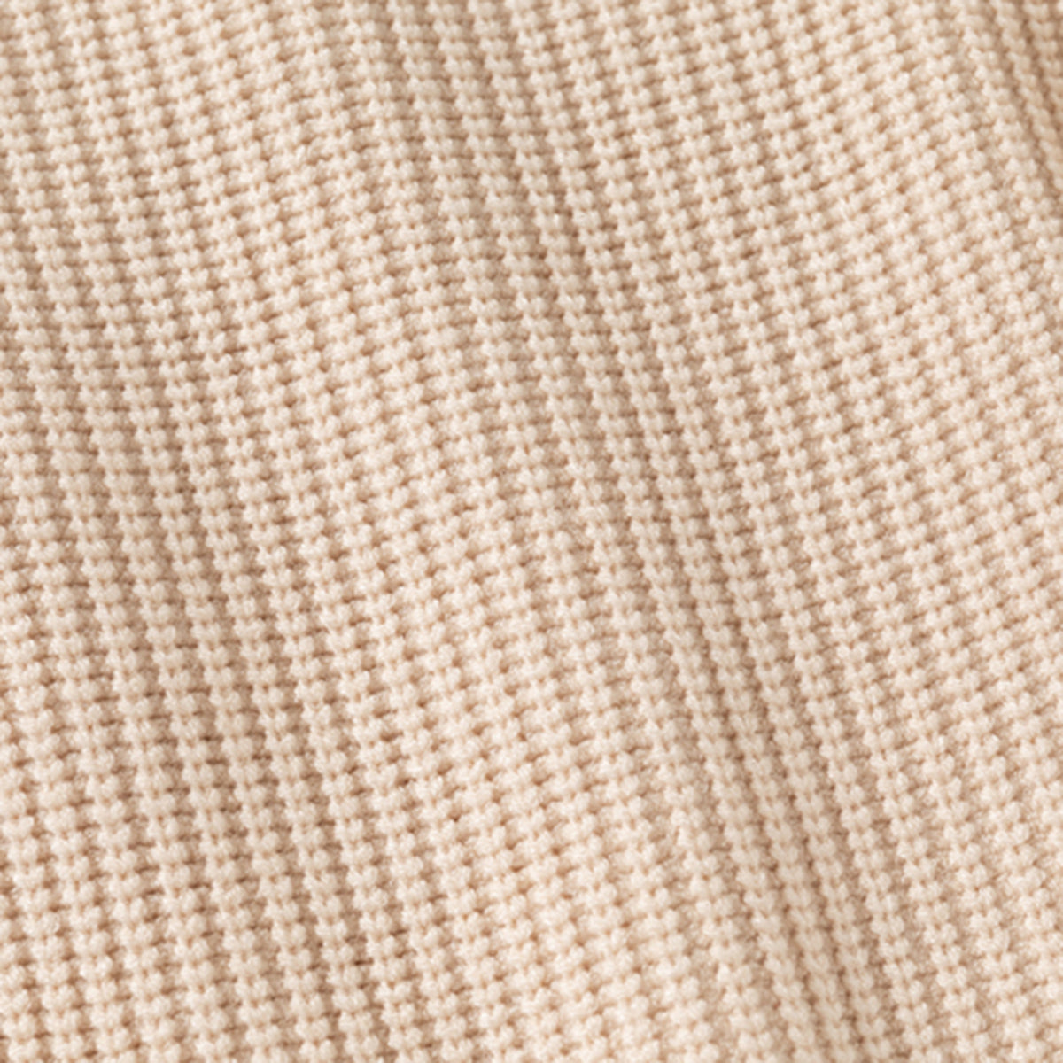 Girls Apricot Sweater With Self Design Stripe Patterns Sweaters & Cardigans