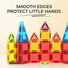26 Pieces - Mini Magnetic Tiles Travel Set Trending Accessories