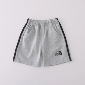Boys Grey Typographic Print T-Shirt & Shorts Co-ord Sets Sets