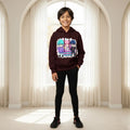 Boys Maroon K-POP Fever Graphics Hoodies Sweatshirts & Hoodies Maroon 6-7 Y