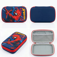Boys Blue Spiderman Hard-Shell Pencil Box Trending Accessories