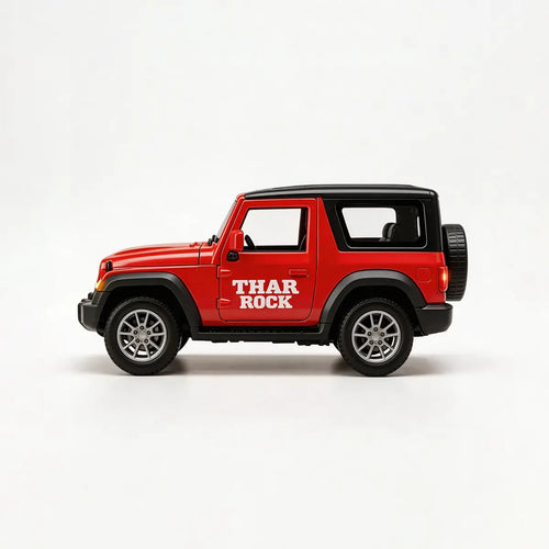Kids Red Thar Metal Pull-Back Car Toy with Lights & Music Trending Accessories
