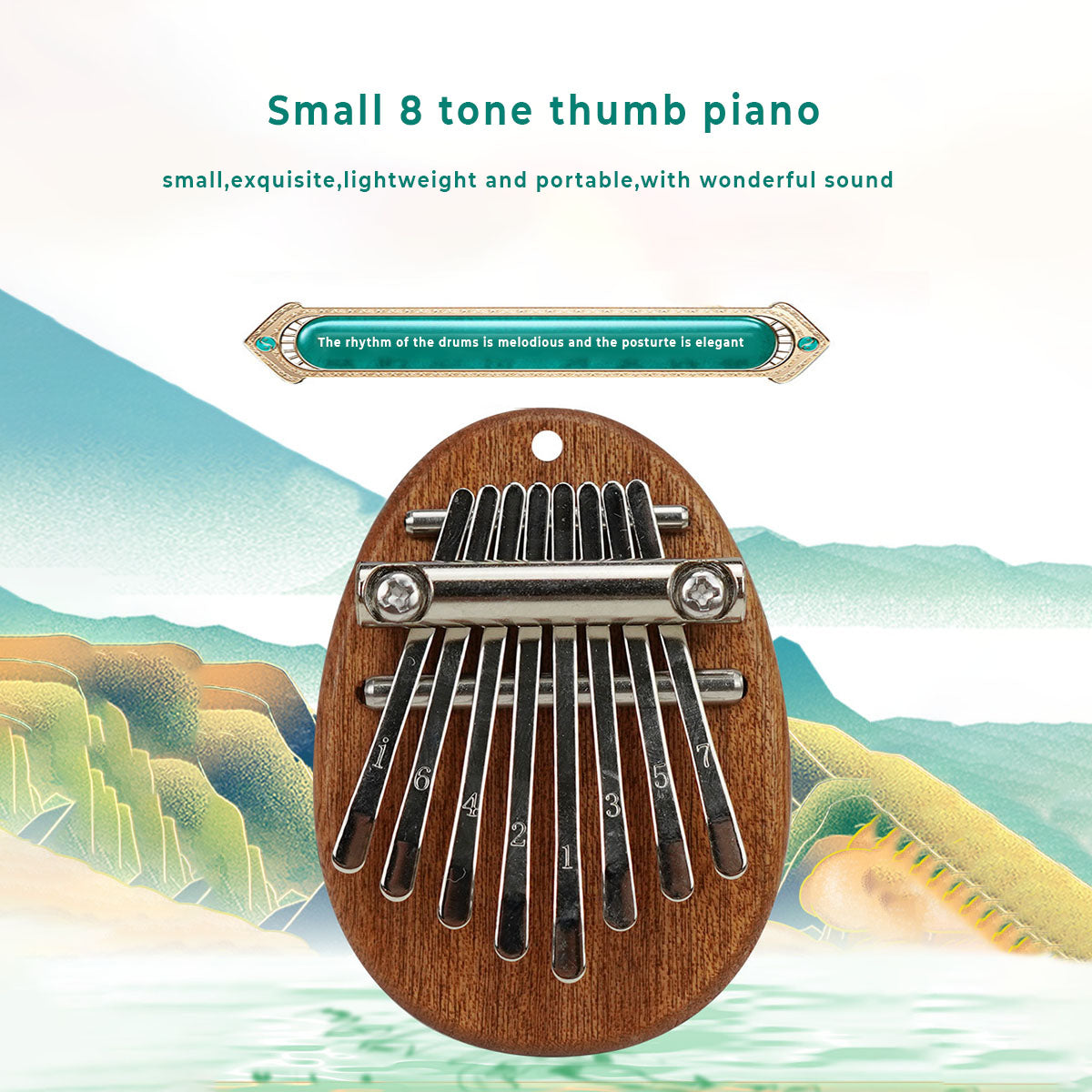 Kids Mini 8-Key Thumb Piano Kalimba for Kids Trending Accessories