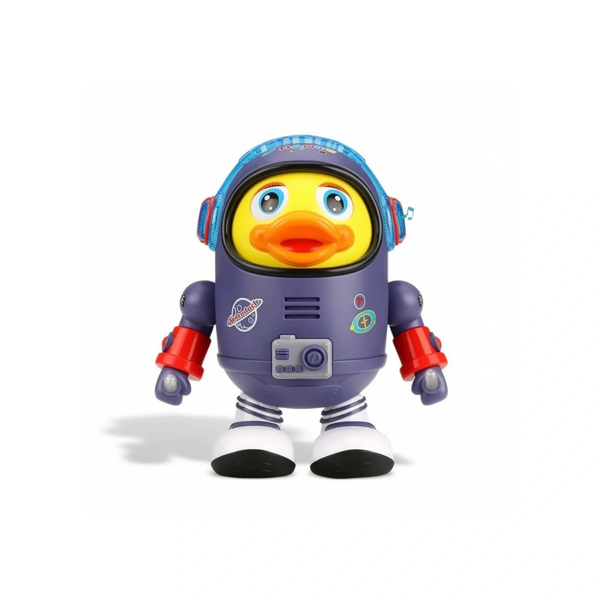 Kids Blue Dancing Astronaut Space Duck Toy with Lights Trending Accessories Blue Onesize