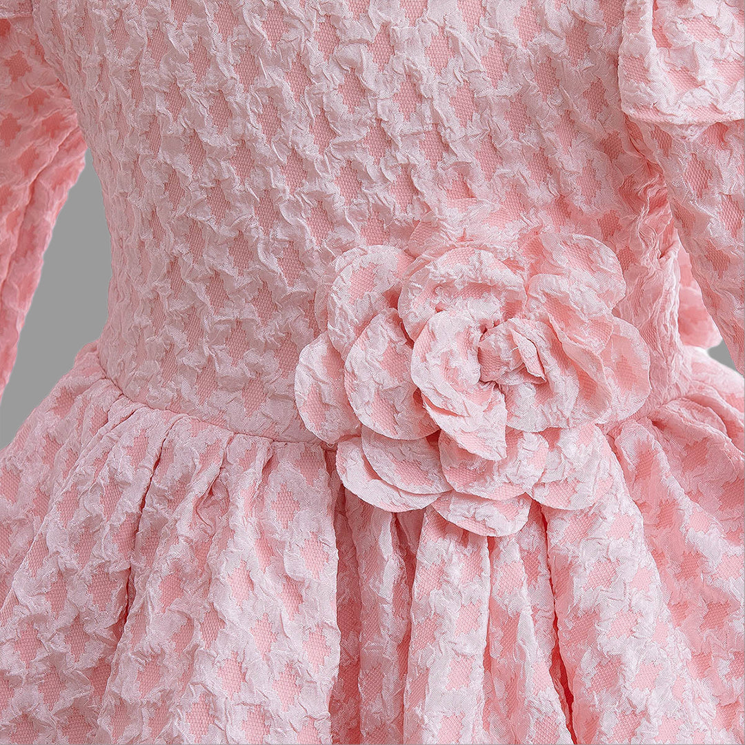 Girls Long Sleeves Party Wear Dress Party Dresses   