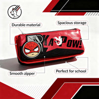 Spider-Man Pencil Pouch with Zipper -Kids School Stationery Pencil Case for Boys Trending Accessories