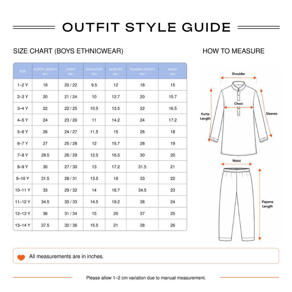 Boys Beige Ethnic wear Long Sleeve Kurta With Pyjama Sets Ethnicwear Boys