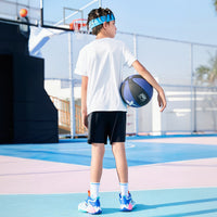 Boys White Abstract Printed Summer T-Shirt With Shorts Set 2 pc. Sets