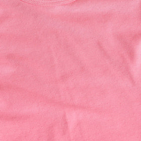 Girls Pink Embroidered Denim Dungaree With T-Shirt & Diaper Cover Sets 3 pc. Sets