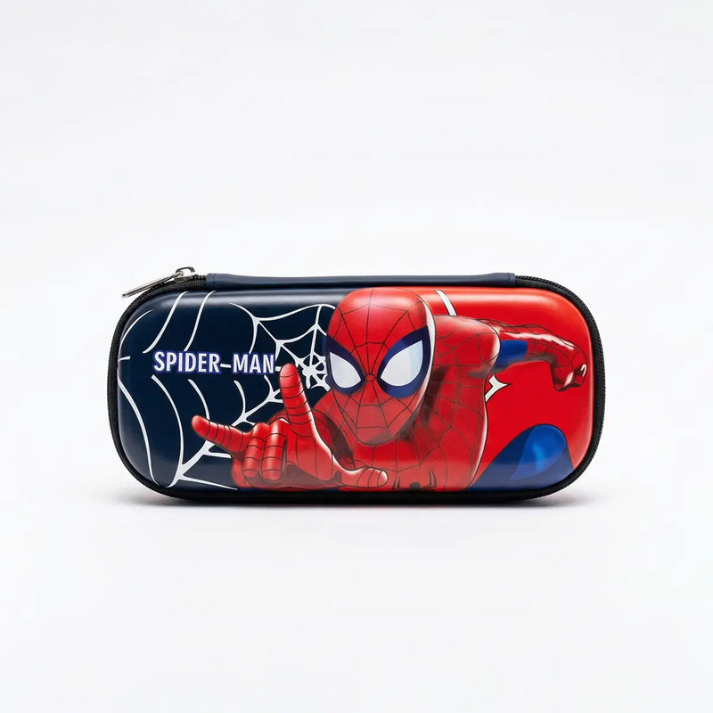 Spiderman Theme Based Hard Case Pencil Box for Boys Trending Accessories Red Onesize