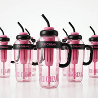Dark Pink FlavorFusion Infuser Water Bottle with Straw Trending Accessories