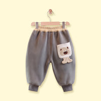 Boys Grey Paw Applique Jogger Joggers