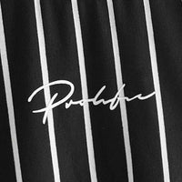 Boys Black And White Striped Short Sleeves T-Shirt ( Pack Of 2 ) Tshirts