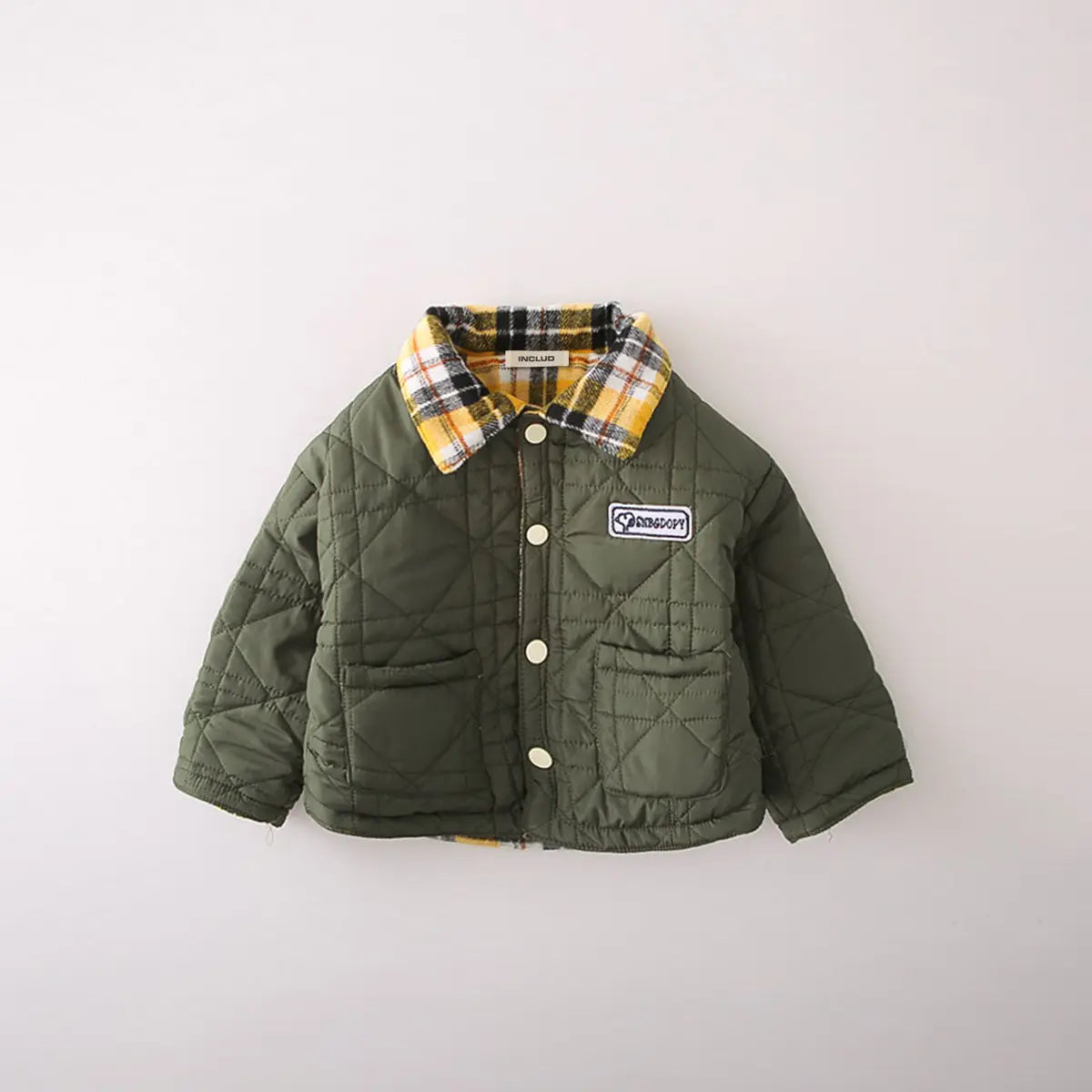 Boys Green Reversible jacket With T-Shirt & Denim Pants Set Sets