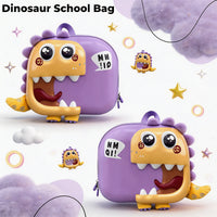 Kids Purple 3D Dinosaur Hard-Shell Backpack Trending Accessories