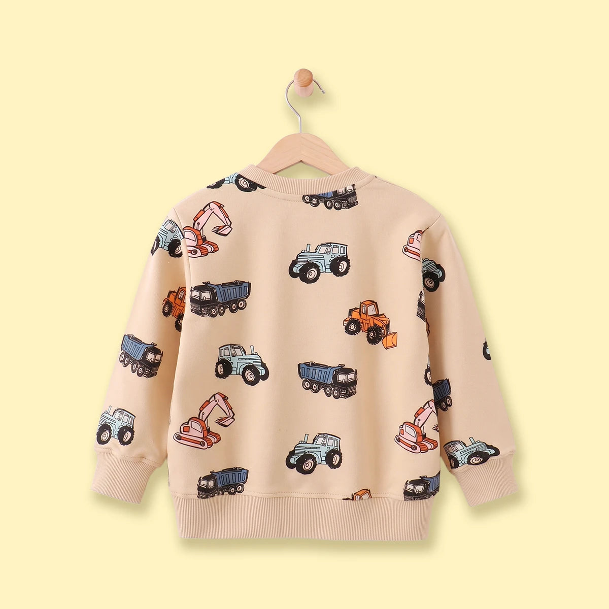 Boys Apricot Long Sleeve Graphic Sweatshirt Sweatshirts & Hoodies