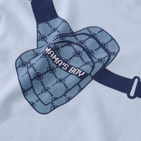 Boys Light Blue Graphic Printed Short Sleeve T-Shirt With Shorts Sets 2 pc. Sets