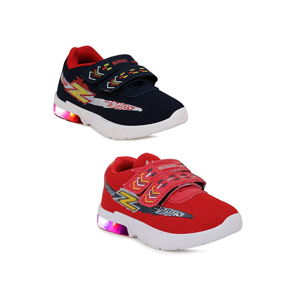 Unisex Kids LED Slip-On Combo Shoes