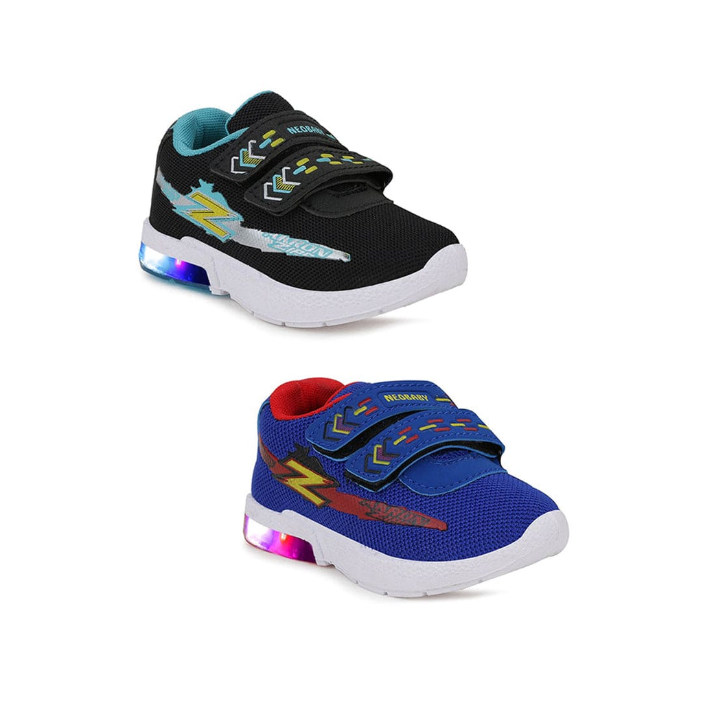 Unisex Kids Slip-On LED Combo Shoes
