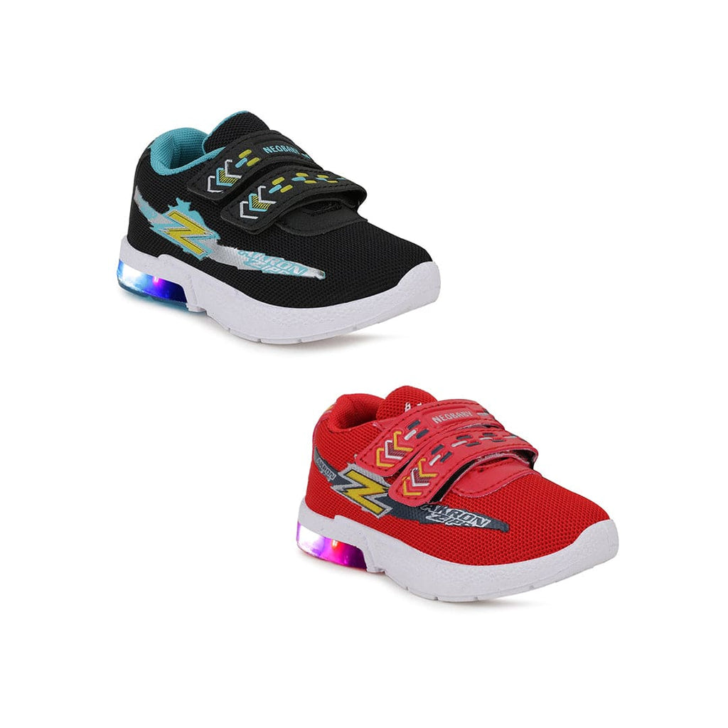 Unisex Kids Slip-On LED Combo Footwear