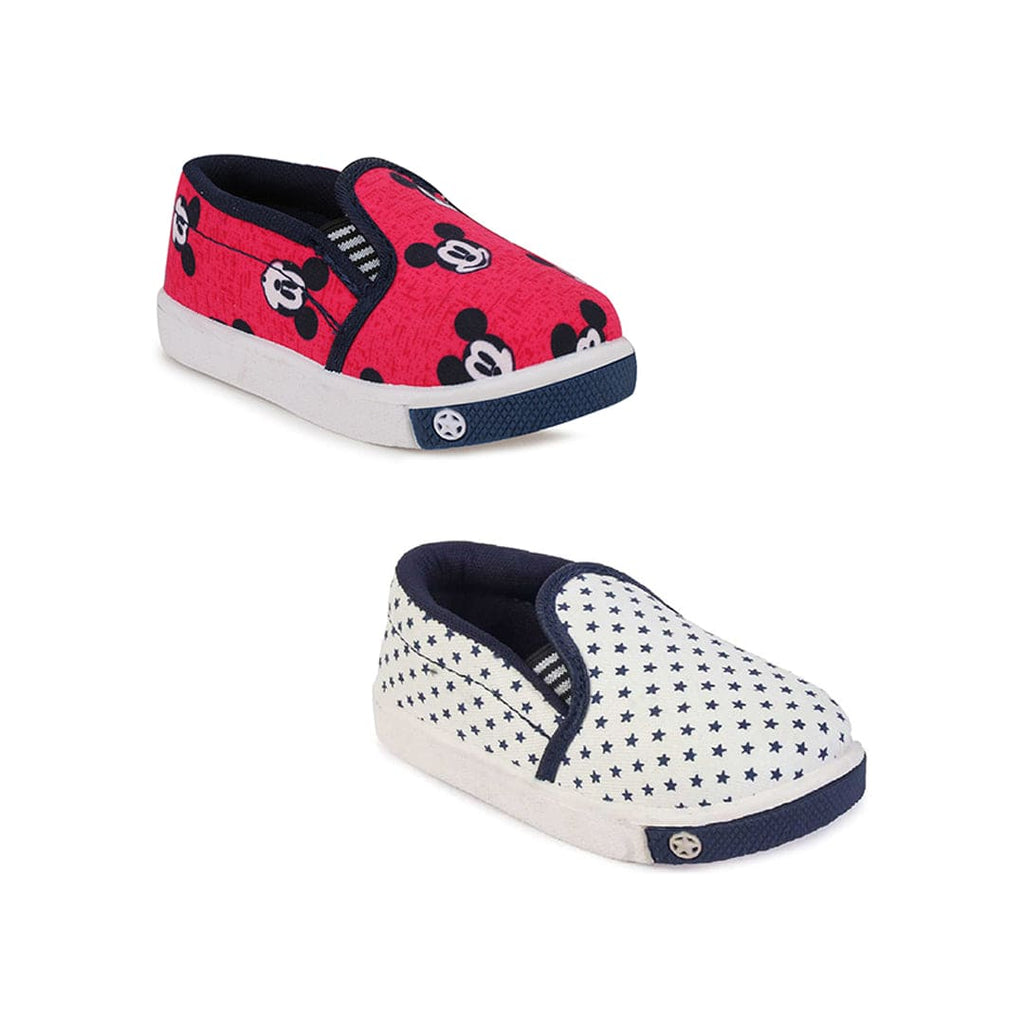 Unisex Kids Printed Sneaker Combo Shoes