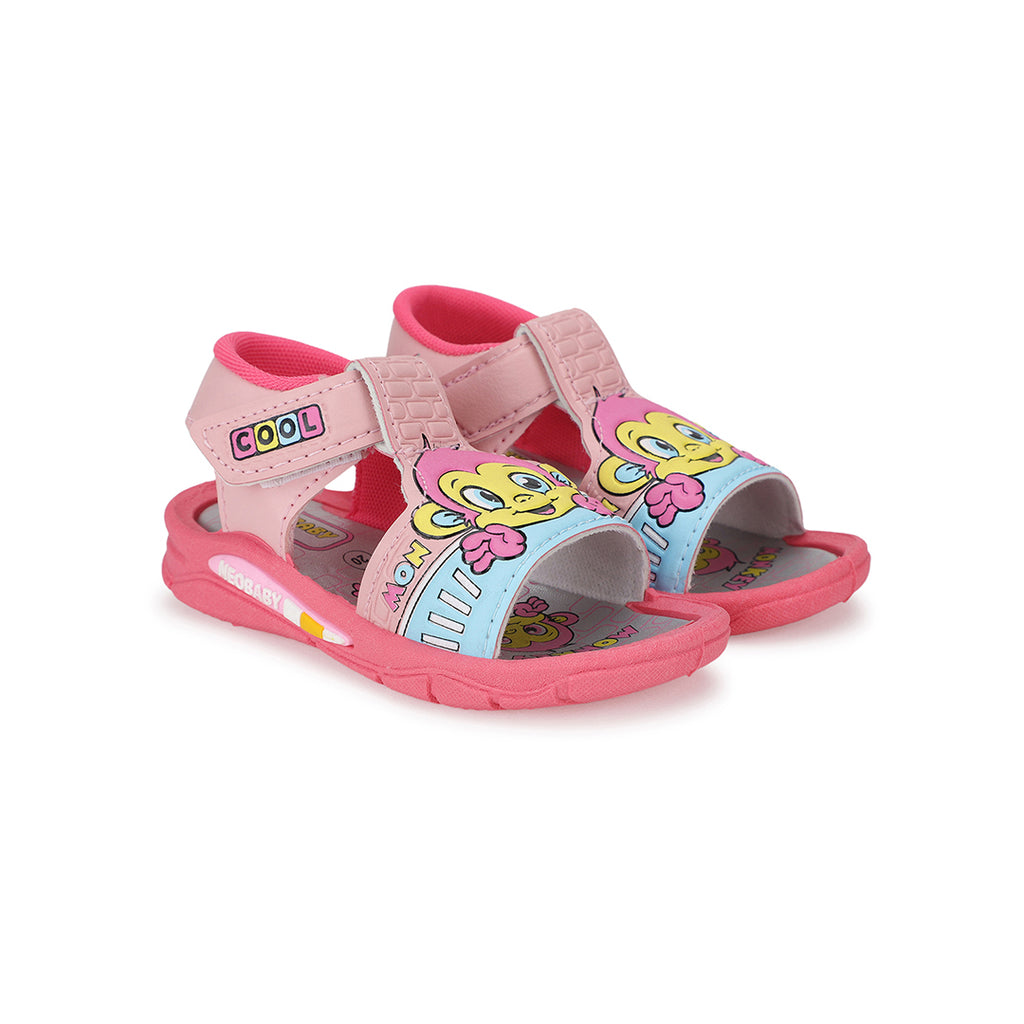 Unisex Casual Children Sandals Sandals Pink 3-6 M 