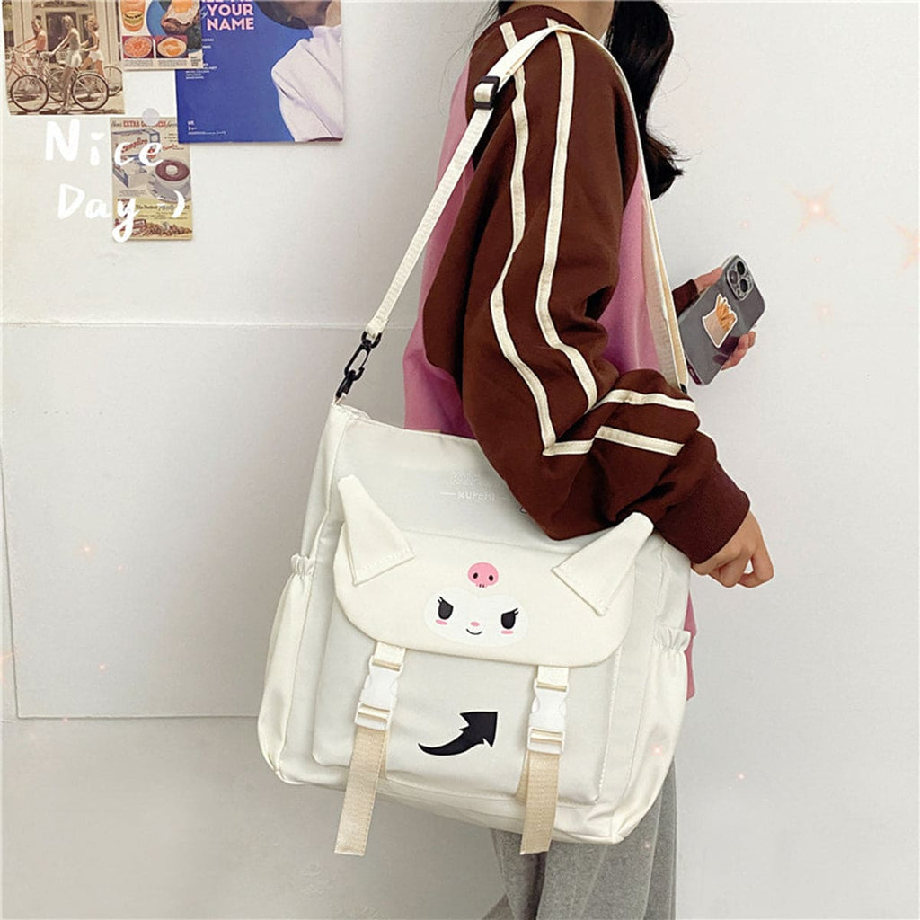 Girls White Multipurpose Shoulder Bag Accessories White Onesize 