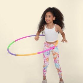 Girls Multicolor Butterfly Printed Leggings Leggings & Tights