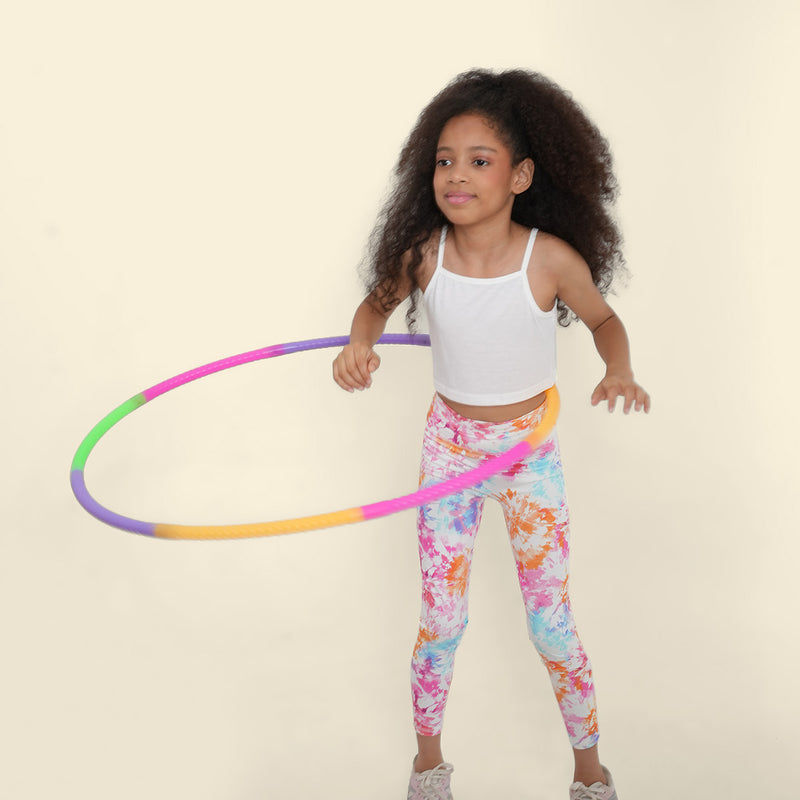 Girls Multicolor Butterfly Printed Leggings Leggings & Tights