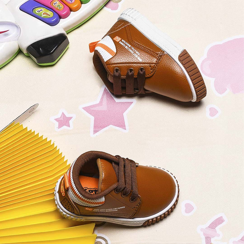 Boys Lace up Shoes Footwears Brown 6-9 M 