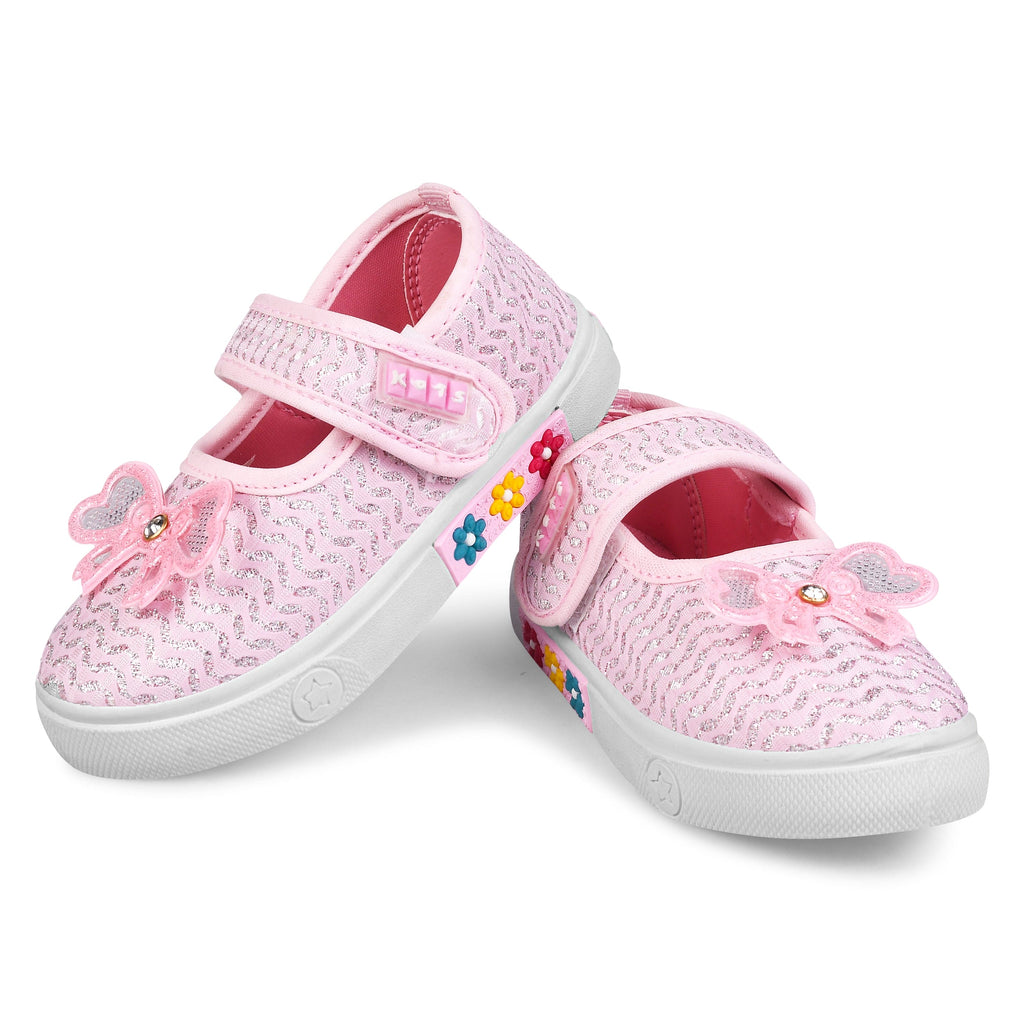 Girls Bow Applique Casual Bellies
