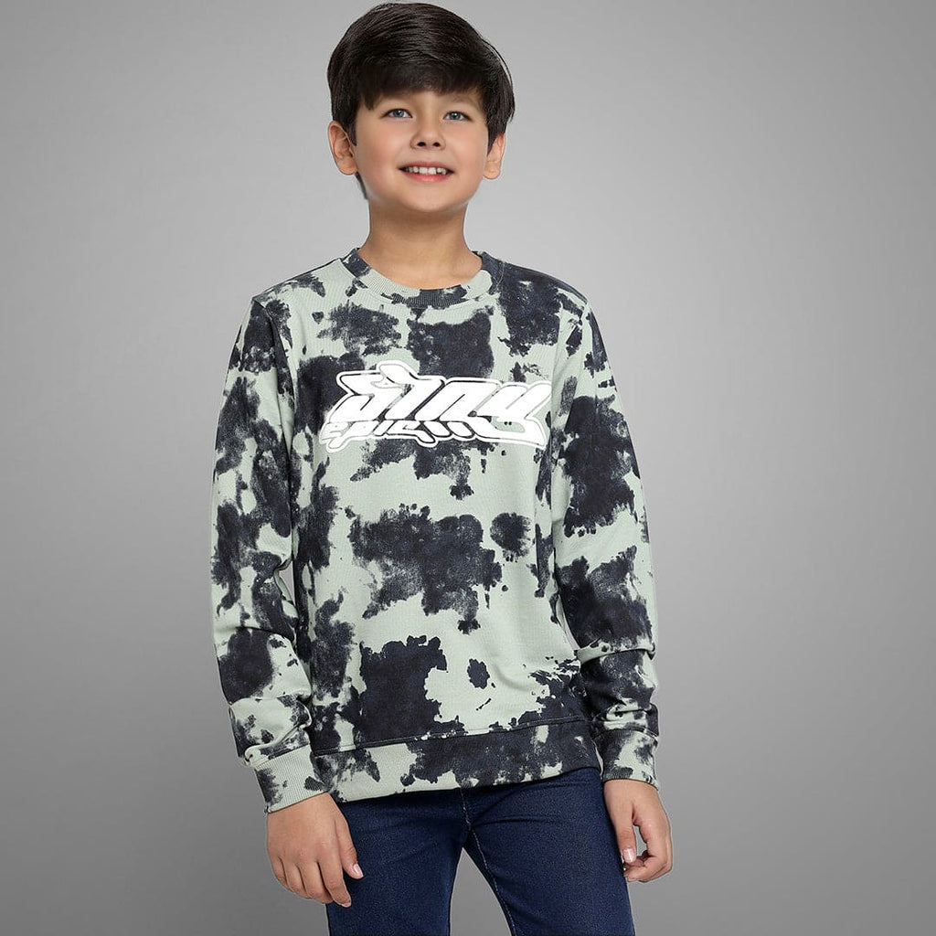 Boys Camouflage Print Long Sleeves Sweatshirts