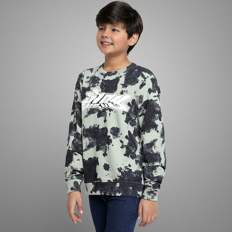 Boys Camouflage Print Long Sleeves Sweatshirts Sweatshirts & Hoodies   