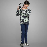 Boys Camouflage Print Long Sleeves Sweatshirts Sweatshirts & Hoodies   