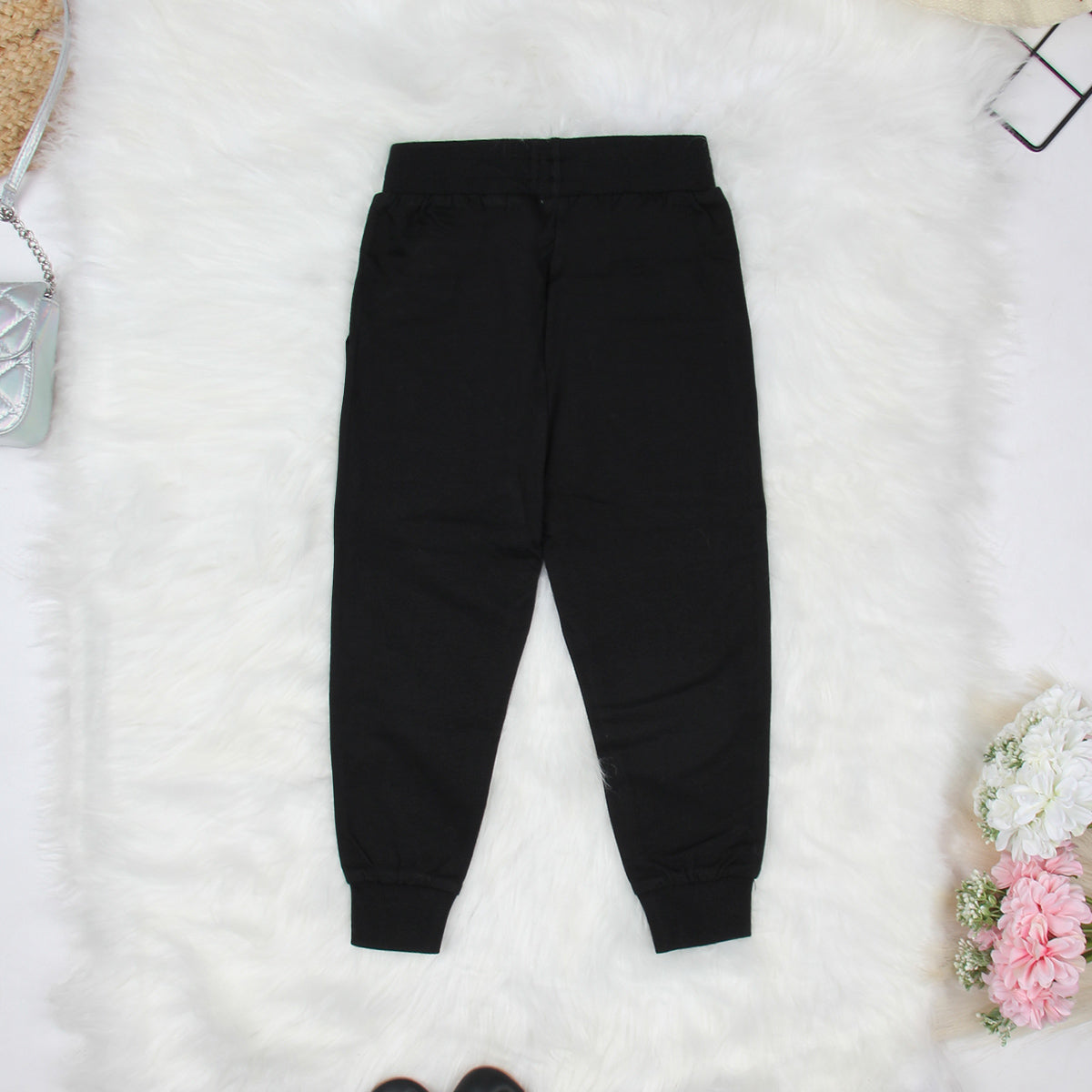 Girls Elasticated Jogger Pants Trackpants & Joggers