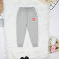 Girls Elasticated Jogger Pants Trackpants & Joggers Grey 18-24 M