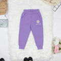 Girls Elasticated Jogger Pants Trackpants & Joggers Purple 18-24 M