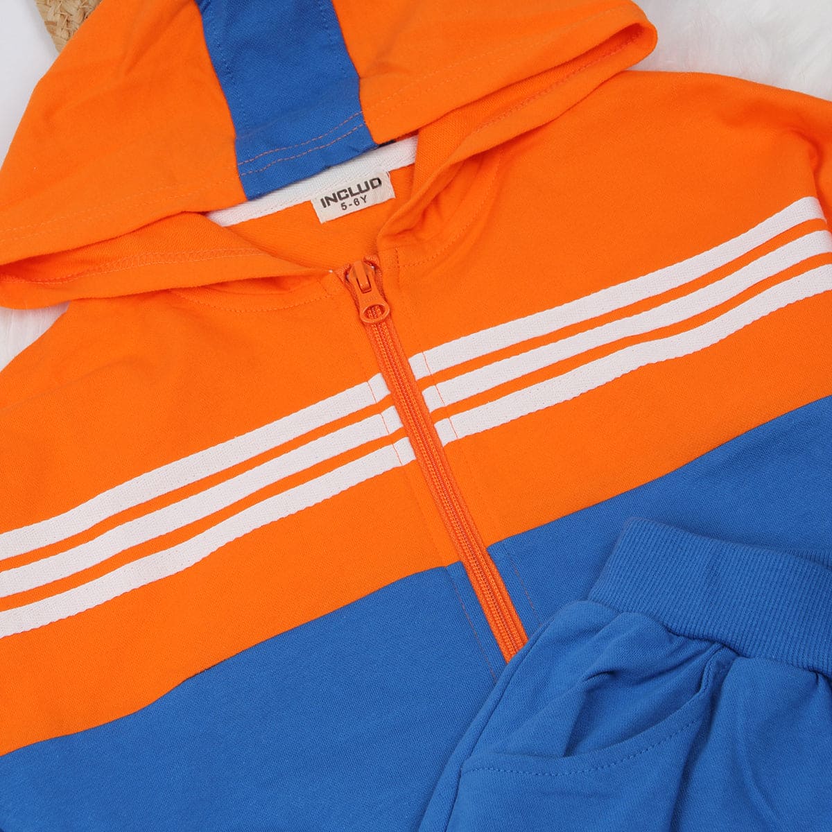 Boys Hooded Sweat Shirt with Track Pant Set Sweatshirts & Hoodies