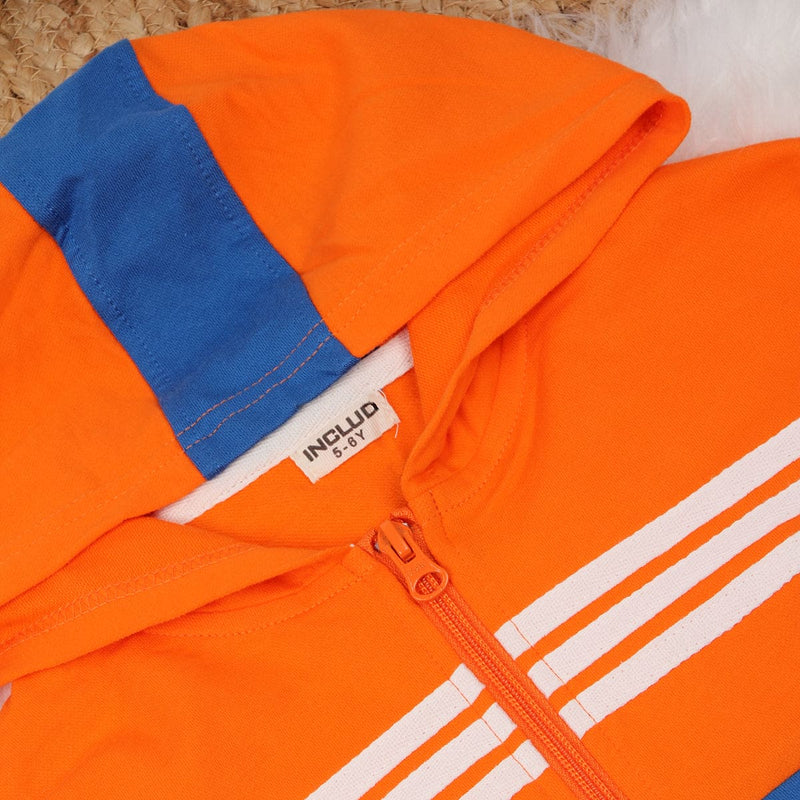 Boys Hooded Sweat Shirt with Track Pant Set Sweatshirts & Hoodies