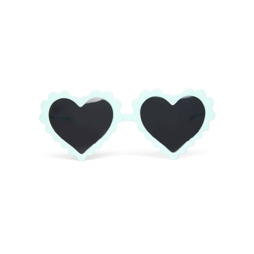 Girls Blue Heart Shape Sunglasses Accessories blue Onesize