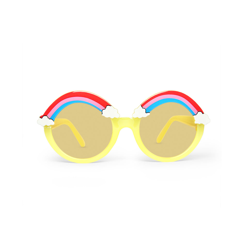 Girls Yellow Rainbow Round Sunglasses Accessories yellow Onesize