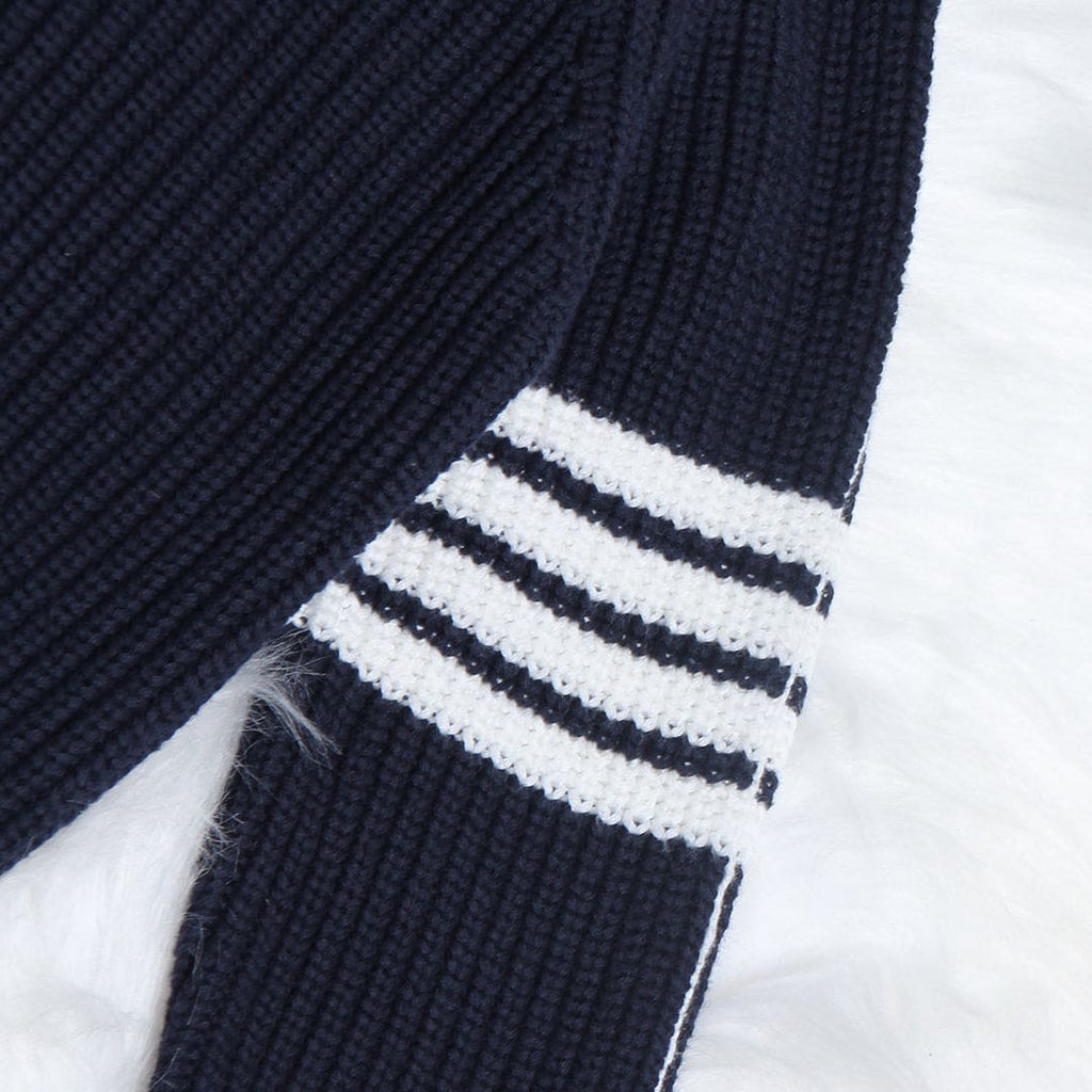 Boys Navy Long Sleeve Round Neck Sweater Sweater & Cardigans