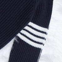 Boys Navy Long Sleeve Round Neck Sweater Sweater & Cardigans