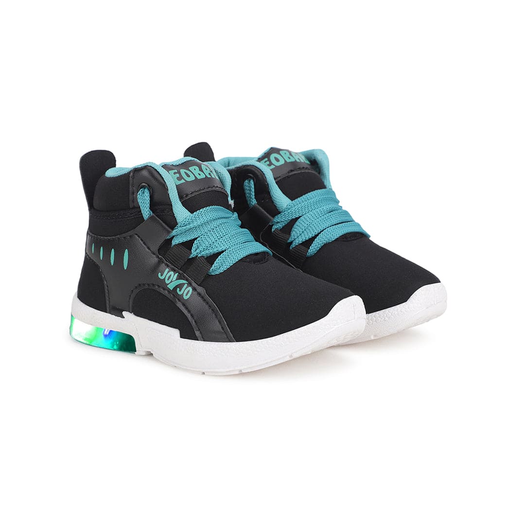 Boys LED Lights Casual Shoes Casual Shoes Turquoise 9-12 M 