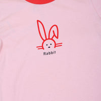 Girls Motif Printed Short Sleeves Casual Tee