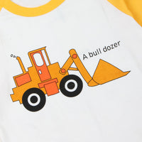 Boys Graphic Printed Raglan Sleeves Casual Tee T-Shirt