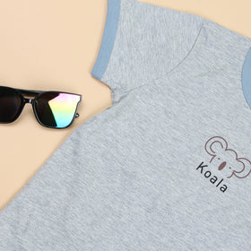 Girls Motif Printed Short Sleeves Casual Tee Tops & T-Shirts